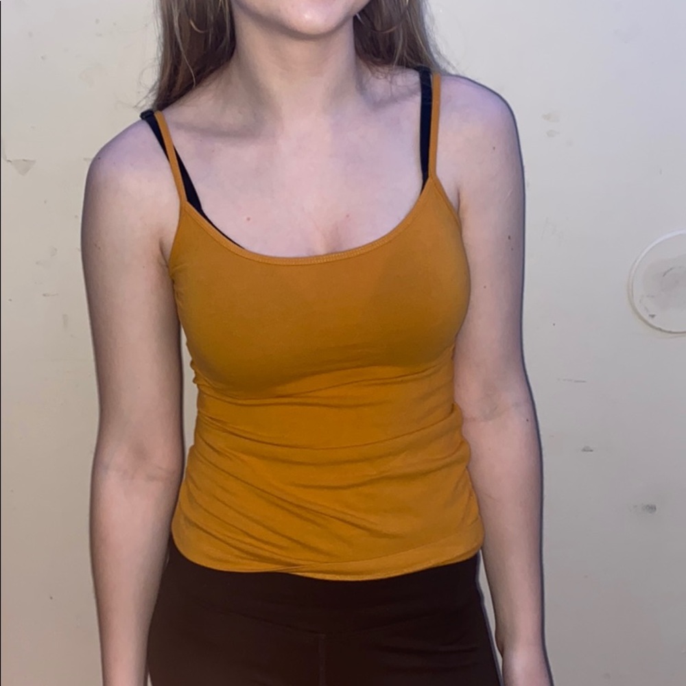 Mustard Forever 21 Tank Top